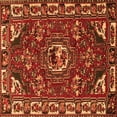thumbnail image 1 of Ahgly Company Indoor Square Persian Orange Traditional Area Rugs, 3' Square, 1 of 1