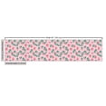 thumbnail image 3 of Ambesonne Pink Floral Fabric by the Yard Upholstery, Repeating Hibiscuses, 10 Yards, Pale Teal Dried Rose, 3 of 5