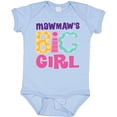 thumbnail image 3 of Inktastic MawMaw's Big Girl Girls Baby Bodysuit, 3 of 5