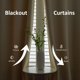 thumbnail image 5 of Thermal Insulating Blackout Curtains, 2 Panels with Eyelets, 132x155cm, Beige, for Living Room or Bedroom, 5 of 5
