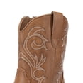 thumbnail image 4 of Botas DREAM PAIRS DWUMAB2511 Botines Vaqueros con Tacón Grueso en Color Tan Talla 10, 4 of 8