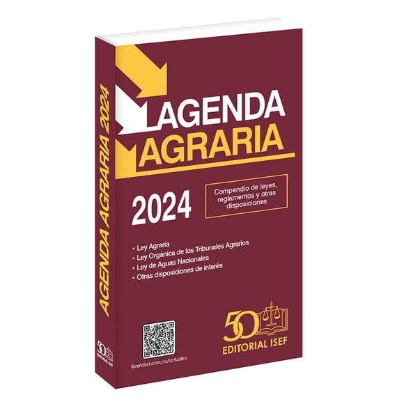 Libro Agenda Agraria 2024 Tapa Blanda, Autor Ediciones Fiscales Isef, Editorial Isef
