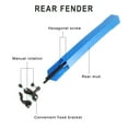 thumbnail image 2 of DEBGFS Bike Mudguard Set Mountain Bike Road Bicycle Long Fender Adjustable Mud Guard,Light Blue, 2 of 12