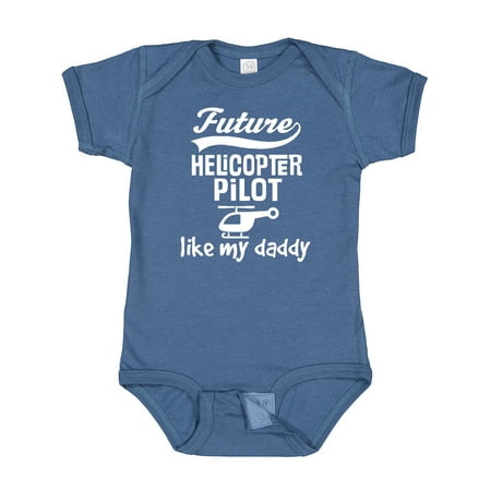 

Inktastic Future Helicopter Pilot Like Daddy Gift Baby Boy Bodysuit