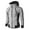 light grey, variant on ZHaobin 2024 Zipper Men Jackets Autumn Winter Casual Fleece Coats Bomber Jacket Scarf Collar Fashion Hooded Male Outwear Slim Fit Hoody (WHITE,US S)