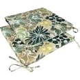 thumbnail image 6 of Indoor/Outdoor Chair Cushions Set of 2 Chair Pads Water Resistance Square Corner Outdoor Cushions for Furniture -  Chair Cushions with Ties (Cabbage,17''x 17'',Set of 2), 6 of 11