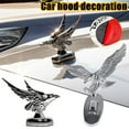 thumbnail image 4 of Car Front Cover Hood Ornament Badge 3D Emblem Angel Eagle For Auto Car, Z39C C0 H1Q6, 4 of 8