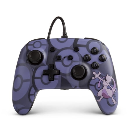 PowerA Enhanced Wired Controller for Nintendo Switch - Pokémon: Mewtwo
