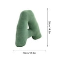 26 Letter Pillows Cute Soft Letter Decorative Pillows English Alphabet