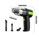 thumbnail image 3 of Fiudx Aspiradora de Mano, Portátil con Gran Potencia de Succión, Accesorios Multifuncionales para Limpieza Profunda, Recargable Por Usb y Diseño Mini, Ideal para Limpieza Interior de Coche, Ideal par, 3 of 6