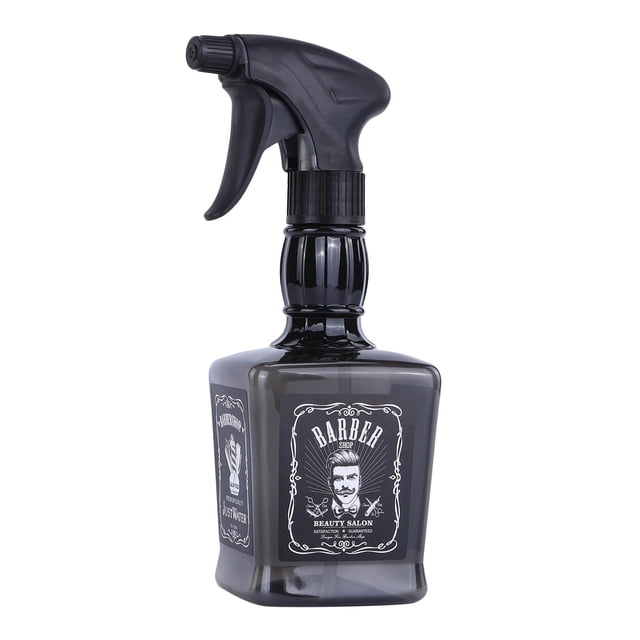 Envase recargable Zulema 20oz Negro Botella de spray de peluquería