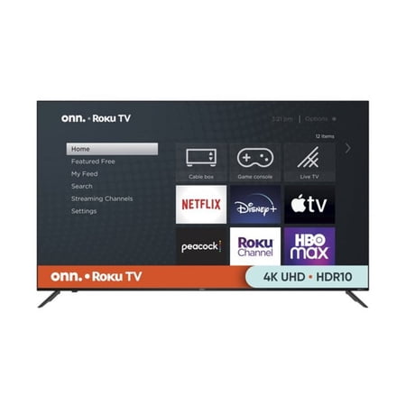 Restored Onn 75" Class 4K (2160p) Smart LED TV (100044717) (Refurbished)