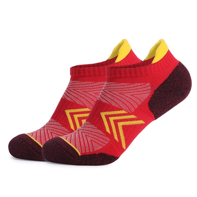Graflsoa R13 Chaussettes de Course pour Femmes - 1 Paire, Rouge, Taille Moyenne, Chaussettes Athlétiques Légères pour Femmes