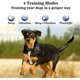 thumbnail image 3 of Paipaitek Dog Training Collar No Shock, Vibrating Dog Collar with Remote No Shock for Medium, Small, & Deaf Dogs, 2800Ft Remote Range IPX7 Waterproof Beeping Dog Collar, 3 of 8
