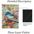 thumbnail image 4 of GZHJMY Garden Flag Bluebirds in Colorful Forest Polyester Double Sided Printing Fade Proof Vertical Yard Outdoor Decoration 12x18 Inch Yard Flags, 4 of 7