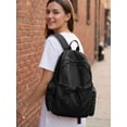 thumbnail image 5 of Luxtrada Women Backpack Purse 20L Nylon Anti-theft Fashion Casual Lightweight Travel Shoulder Bag Daypack (Black), 5 of 8
