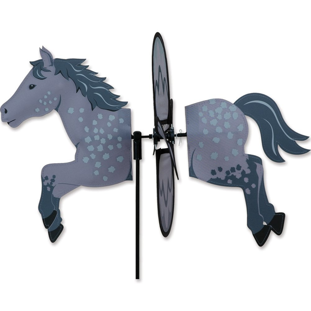 Windgarden Premier Designs 25077 19" Dapple Gray Horse Garden Spinner