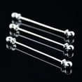 thumbnail image 4 of Cheers.US 6Pcs Men Classic Tie Clips Copper Round Head Ball Shirt Tie Collar Bar Pin Brooch Screw Tip Wedding Decor for Necktie, 4 of 5