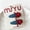 2- Denim love, variant on 2pcs/set Korean-style Red & Blue Contrast Heart & Star BB Clips Denim Side Bang Hair Pins