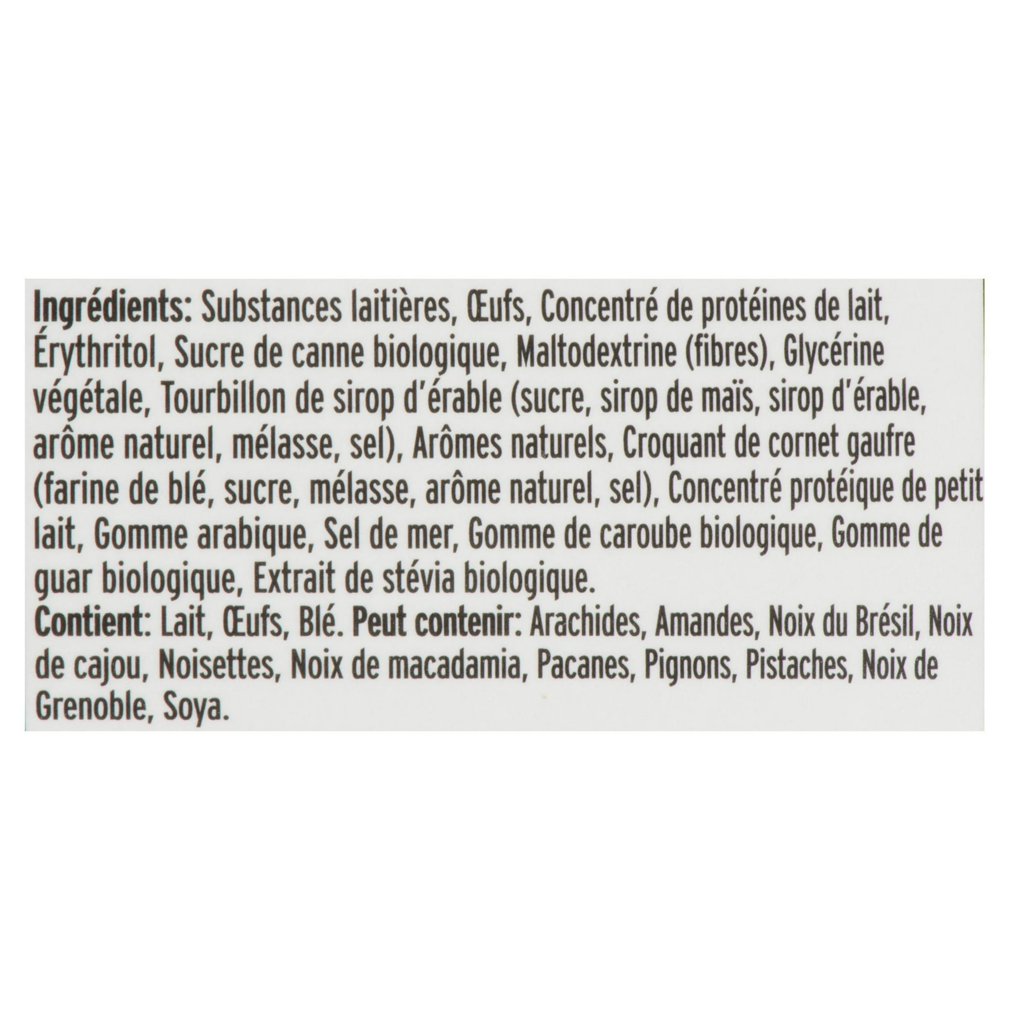 Dessert glacé Halo Top crêpes et gaufres