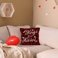 thumbnail image 7 of Lilixerw Valentines Day Love Heart Pattern Throw Pillow Cover 18 x 18 inch,Spring Festival Decorative Cushion Case for Sofa Bedroom Living Room Home Decor,Soft Valentine Theme Print Pillowcase, 7 of 7
