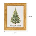 thumbnail image 4 of Fraîche Impression d’arbre encadrée doré, 4 of 8