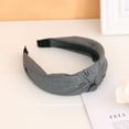 thumbnail image 2 of Prolriy Headbands for Women Girls Headband Head Women Bow Hoop Hair Fashion Hairband Sweet Hair Knot Headband Womens Headbands Hair Accessories for Women Grey, 2 of 2