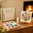 thumbnail image 5 of BingTong Sea Glass Mosaic Art Kit For Beginners,DIY Mosaic Craft Kit With Wood Easel, Insect & Floral Pattern Hand‑Making Supplies Set,Home Tabletop Decor For Adults Family Art Party H, 5 of 6
