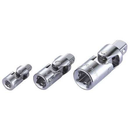 

Unvrsl Joint Set Steel Chrome 1/4 in