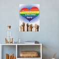 thumbnail image 3 of RAYZEL Everyone is Welcome Here Poster - Diversity & Inclusion Decor for Classroom & Office - Promote Kindness & Equality Sign Unframe: 16x24inch, 3 of 5
