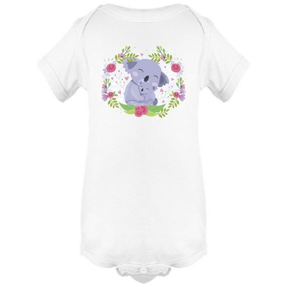 Cute Koala Mother And Baby Bodysuit Infant -Image by Shutterstock,  6 Months