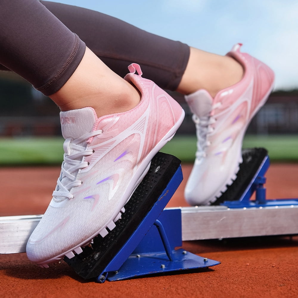 ChiVerve Track and Field Shoes for Men Women 8 Spikes Boys and Girls Kids Running Racing Shoes