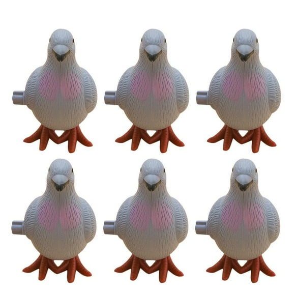 CHOK 6Pcs Cartoon Pigeon Toy Wind Up Pigeon Adorable Wind Up Toy Simulation Pigeon Toy