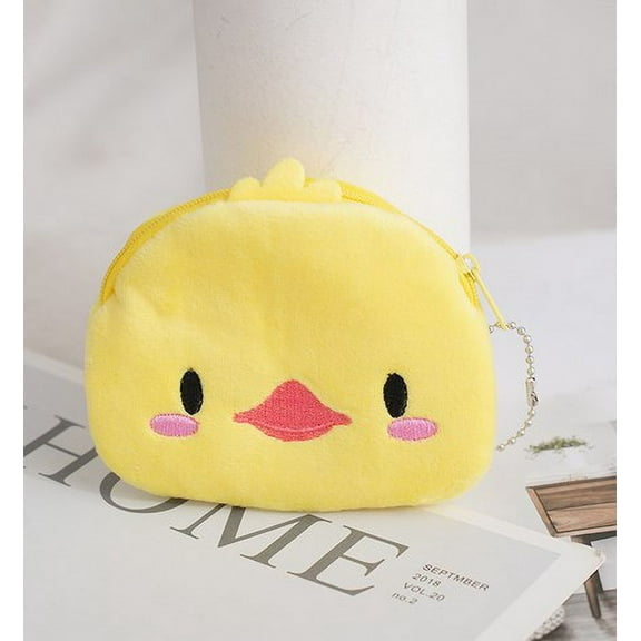 Goose Bow The Head Bag Plush Purse Fashion Handbag Purse Tote Bag for Gift with Shoulder Strap