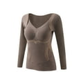 thumbnail image 2 of Women Thermal Tank Tops, Scoop Neck Fleece Camisole Sleeveless Underwear Warm Base Layer, 2 of 6