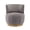 Gray, variant on Furvclv Modern 360 Degree Swivel Velvet Barrel Accent Chair, Comfy Sofa Chair With Hardwood Frame, Wide Upholstered Round Chair For Living Room, Bedroom, Office, Vanity