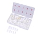 thumbnail image 1 of 500pcs Artificial French Nail Tips Full Cover False Nails Artificial Tips with Box for Art Salons Home DIY Manicure(White), 1 of 3