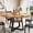 Light antique wood grain color, variant on Farmhouse Round Dining Table for 4-6 – 47.2" Wood Table with Storage Shelf – Space-Saving, Sturdy Metal Legs – Ideal for Kitchen, Dining Room, Living Room, Apartment – Light Antique Wood Grain Color