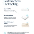 thumbnail image 7 of REST® Evercool® Cooling Comforter, Twin/Twin XL, Blanket for Hot Sleepers, All Season Bedding to Keep Cool for Night Sweats, Breathable Lightweight Blanket, 68"x90" Inches, Snow Ivory, 7 of 7