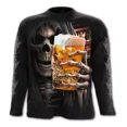 thumbnail image 3 of Camisa Casual Calavera Impreso 3d Playera De Manga Larga To, 3 of 5