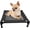 Black Bed, variant on Elevated Bed with Breathable Mesh for Small and , Raised Cooling for Puppy and Kitty, 18.9x18.9 inch (Olive Green Bed)