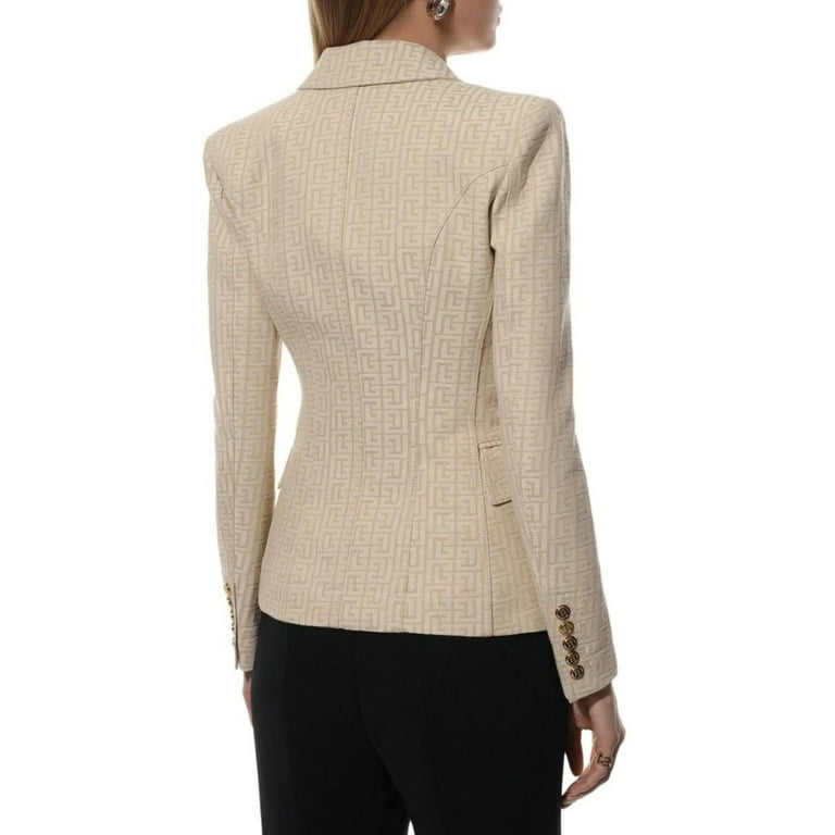 ジャケット Monogram Jacquard Double Breasted Jacket Monogram Jacquard Double Breasted Jacket - Walmart.com