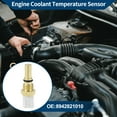 thumbnail image 2 of Sensor de temperatura del refrigerante del motor Unique Bargains No.8942821010 Sensor de temperatura del agua para LEXUS ES300 2002 1 Pc, 2 of 6
