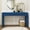 Navy, variant on HIUU Blue Console Table for Entryway,Farmhouse Entryway Table with Storage,Wood Sofa Tables for Living Room