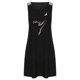 thumbnail image 4 of Moda mujer casual sexy cuello redondo impresión encaje sin mangas mini vestido Fridja hj458, 4 of 8