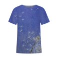 thumbnail image 4 of WEAIXIMIUNG T-Shirt à Manches Courtes Col Rond Imprimé pour Femmes Saint-Valentin, 4 of 5