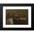 thumbnail image 2 of Eugène Boudin 14x11 Black Modern Framed Museum Art Print Titled - Still Life with Overturned Eggsters (1856-60), 2 of 5