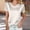 *White, variant on ClodeEU Womens Satin V Neck Mesh Glitter Puff Sleeve T-Shirt ,Casual Loose Tunic Tops Dark Blue,Womens Plus XXL