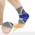 thumbnail image 2 of 1Pc Ankle Sleeve Comfortable Breathable Adjustable Anti-slip Elastic Bandage Joint Stability Sweat Absorption Elastic Knitted Sports Ankle Support for Sports, 2 of 7