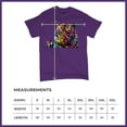 thumbnail image 5 of Tee Hunt Dean Russo Colorful Siberian Tiger T-Shirt Wild Big Cat Men's Tee, Purple, 3X-Large, 5 of 5